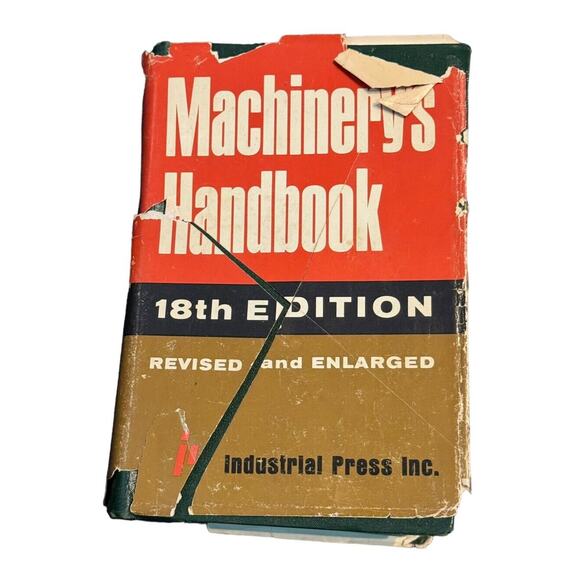 Machinery's Handbook 18th Edition Industrial Press 1968 Mechanical Engineer READ - Picture 2 of 10